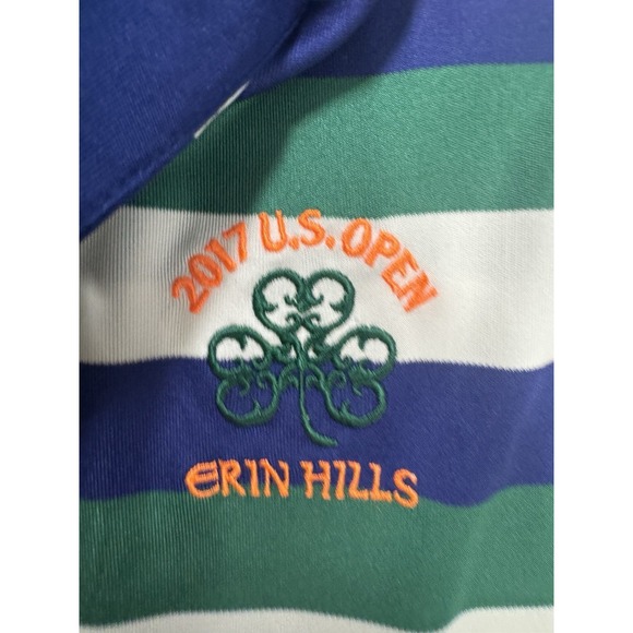 Polo Golf Ralph Lauren 2017 US Open Erin Hills Shirt Xl Stripe USGA - Picture 4 of 5